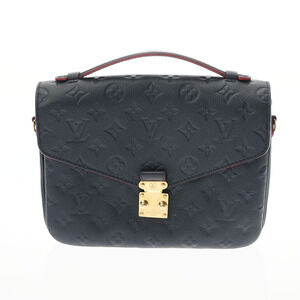 Louis Vuitton Empreinte Pochette Metis Marine Rouge Blue Handbag